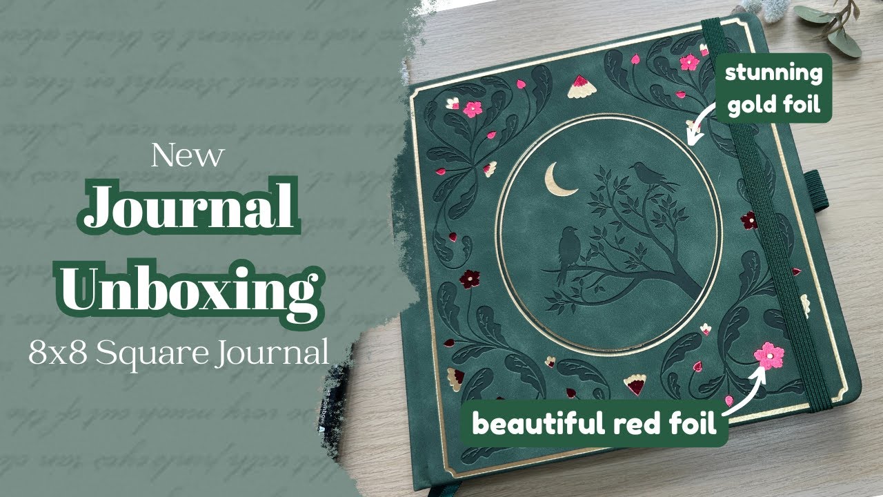 “Unboxing my first Square Journal “ Tiefossi Moonlight Melody 8x8