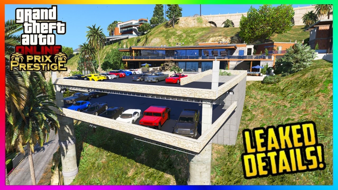 Утечка гаража из нового дополнения MANSIONS 2025, особняк, убежище в горах GTA 5 (обновление GTA ...