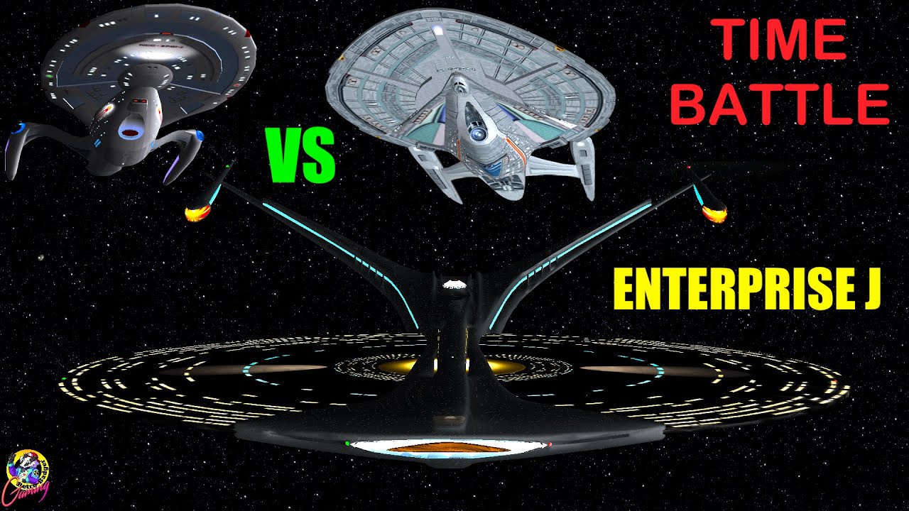 Time Battle - Enterprise J VS Enterprise H & I - Both Ways - Star Trek Starship Battles