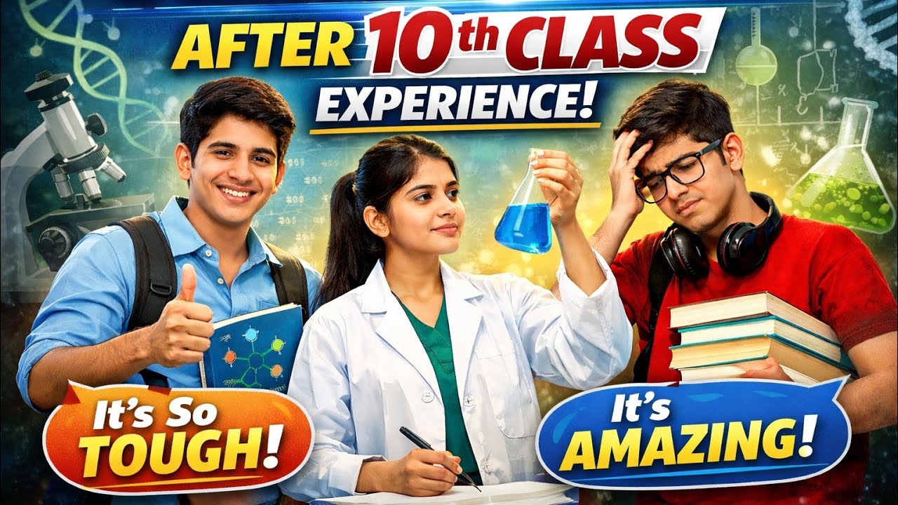 After Class 10th l Students life l Science Stream 