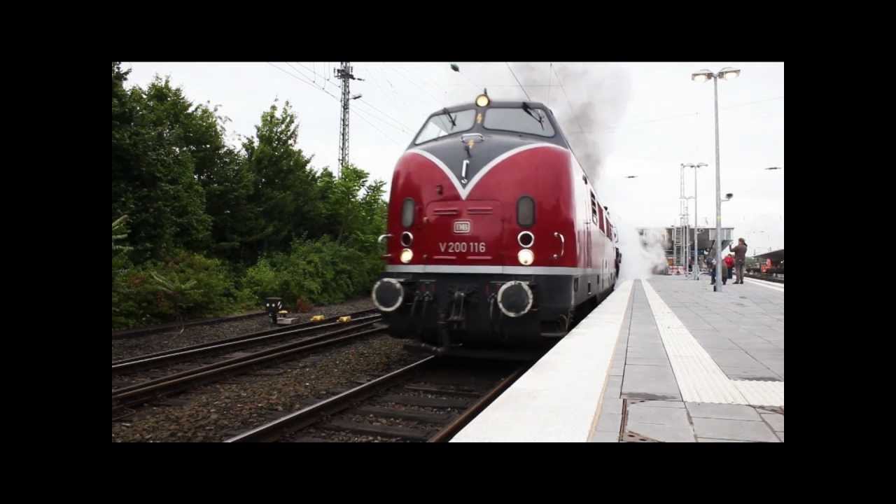 Mit V200 116 und 01 1066 nach Hamburg