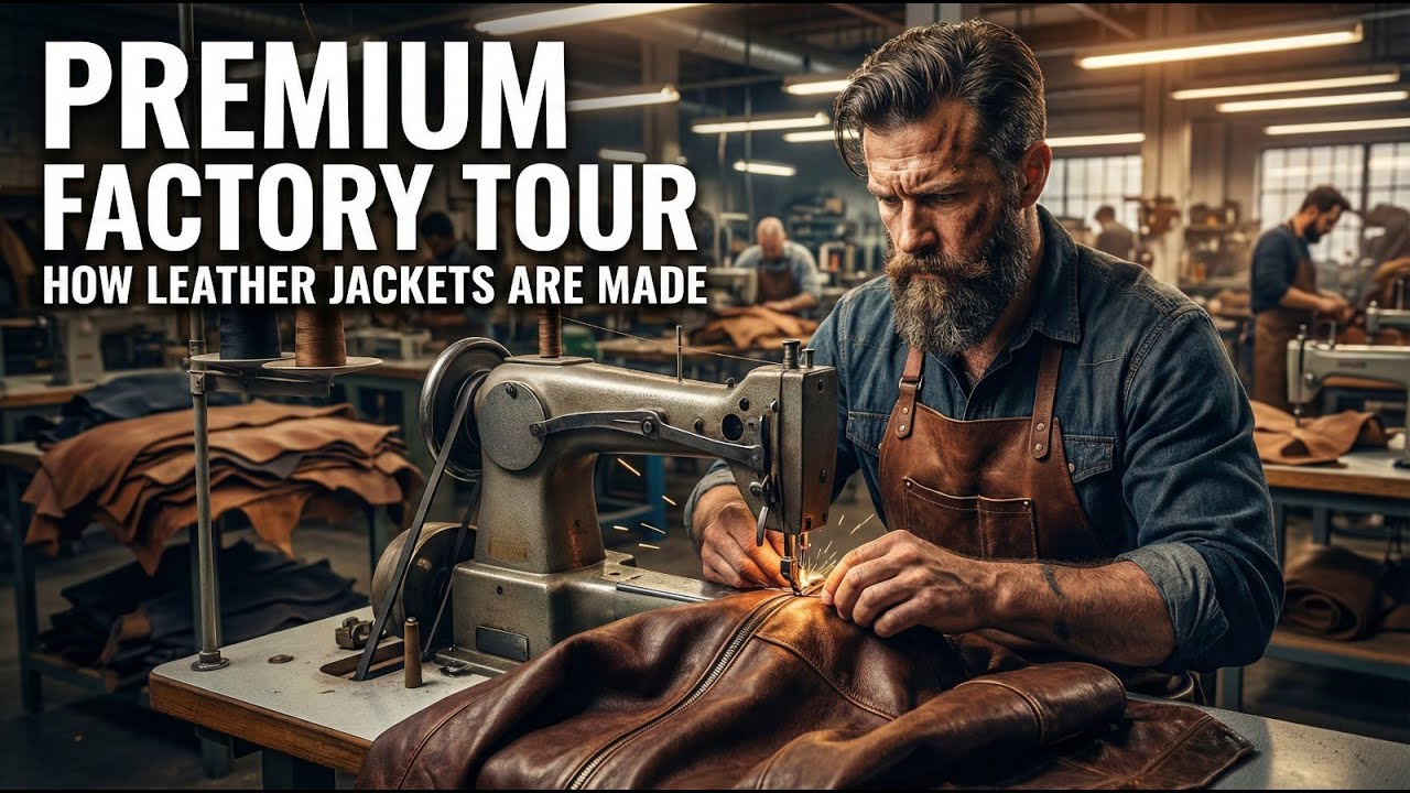 How Leather Jackets Are Made | Premium Factory Tour (300+ Craftspeople)