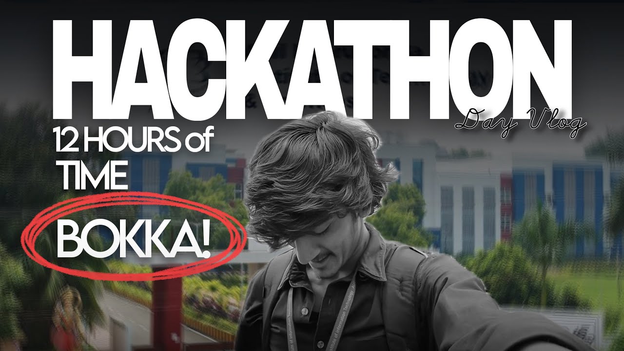 12 Hours Hackathon  Bokka! | ANITS TechNova Vlog