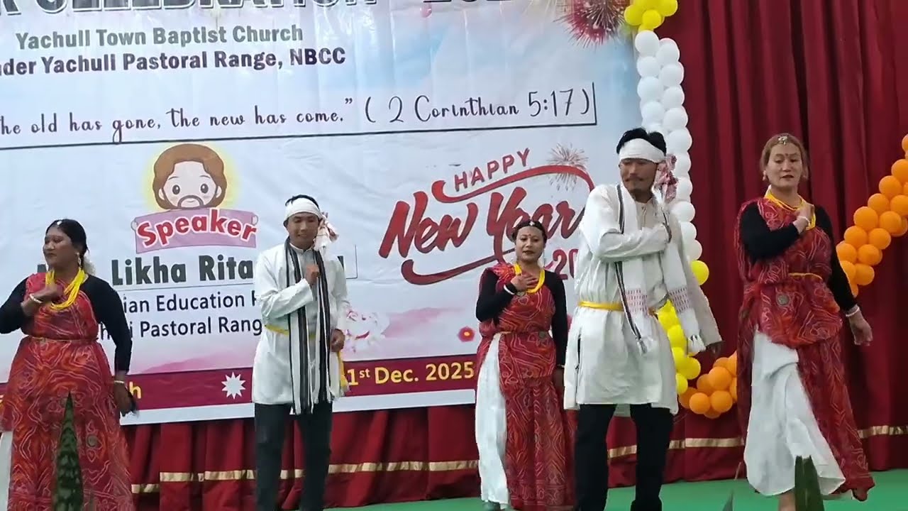 Passa Sector Fellowship,YTBC- Mixed Nyishi Group Dance Performance on 36th New Year Celebration 2026