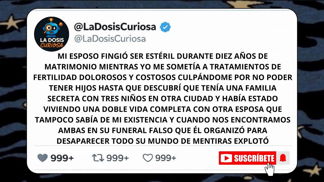 Me dijo que era ESTÉRIL por 10 AÑOS | Descubrí que tenía 4 HIJOS con otra ESPOSA secreta