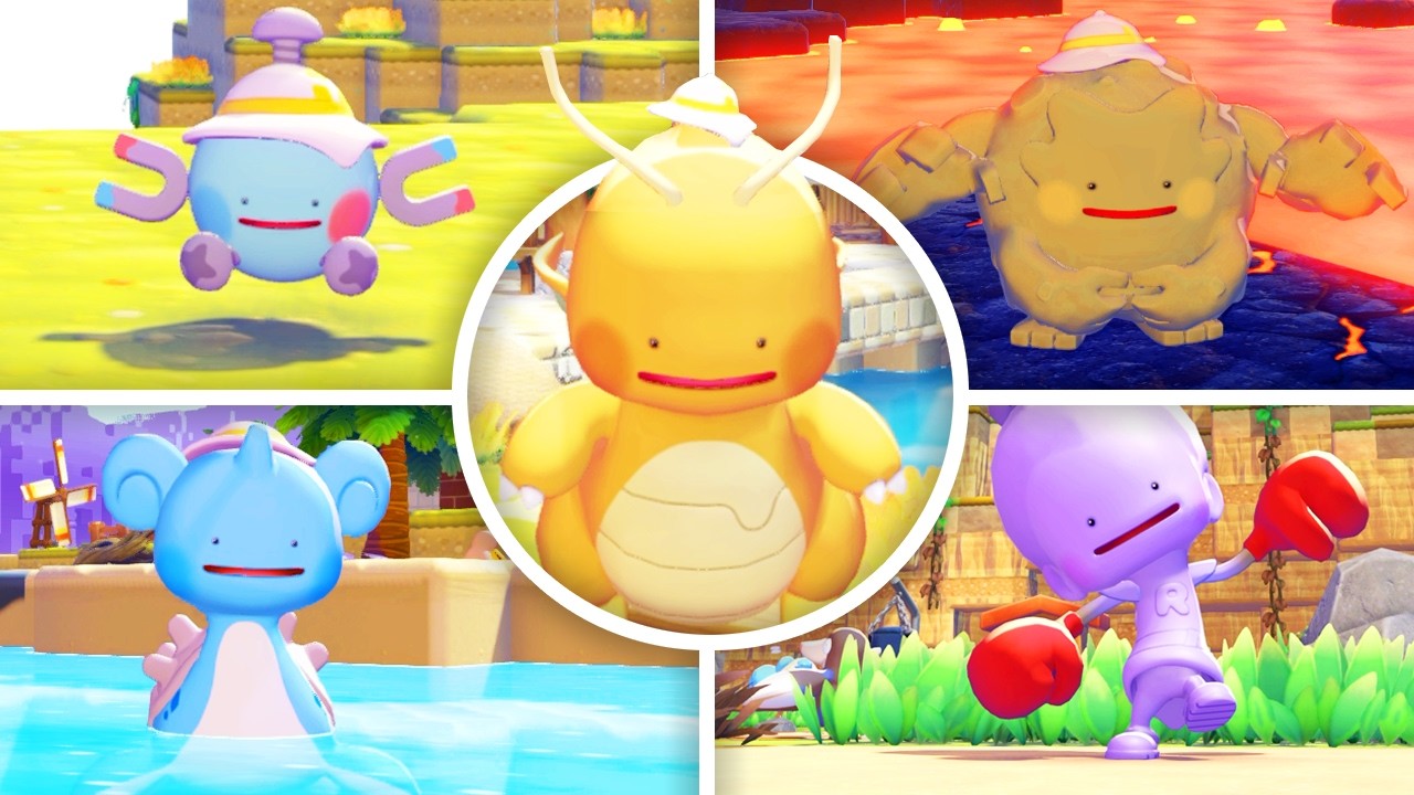 Pok&eacute;mon Pokopia - All Ditto Transformation Abilities