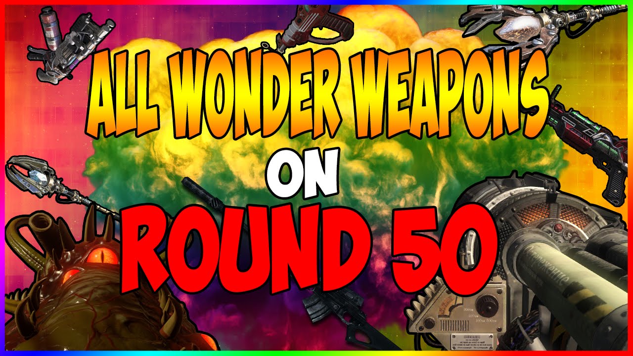 Всё чудо-оружие Call of Duty Zombies на 50+ раунде (WAW-ZNS)