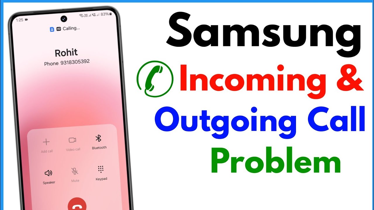 Incoming And Outgoing Call Not Working In Samsung Phone | Samsung Incoming Outgoing Call Problem