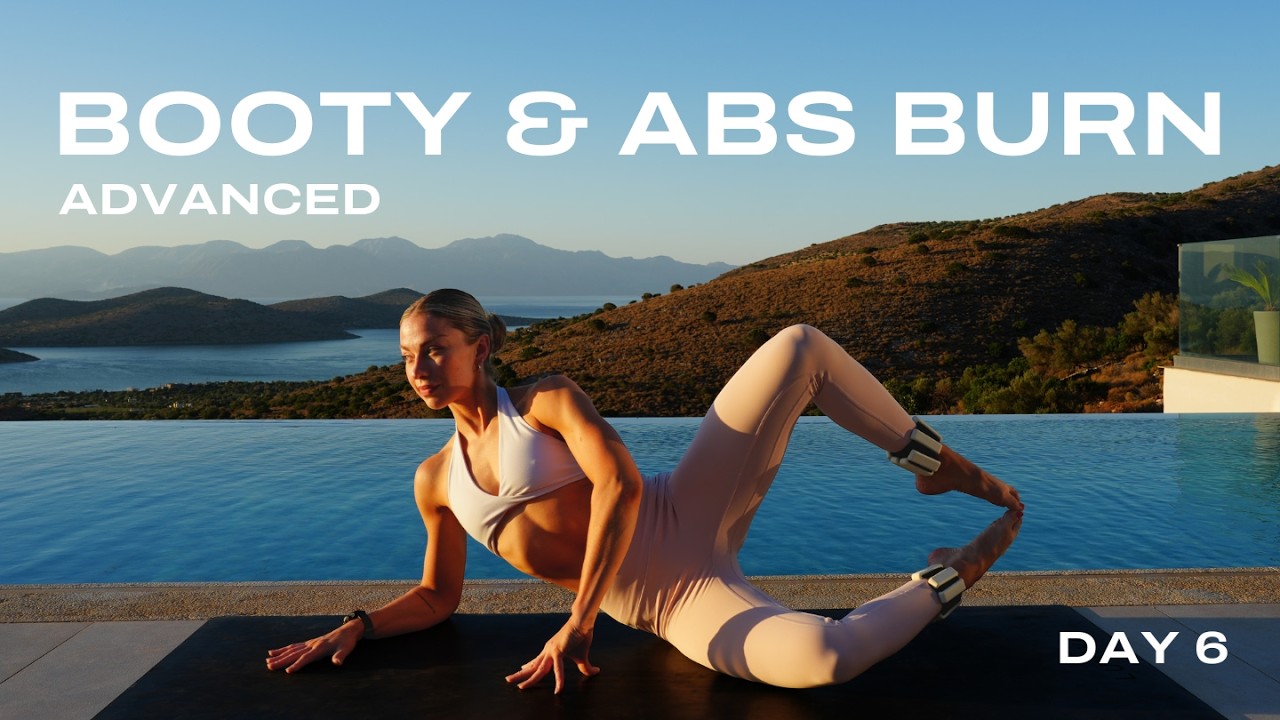 30 Minute Power Pilates Booty and Abs Burn | At Home Pilates Workout | No Equipment