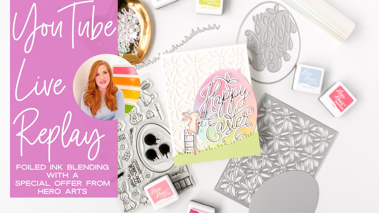 Carissa Crafts Live - With A Special Offer from Hero Arts!