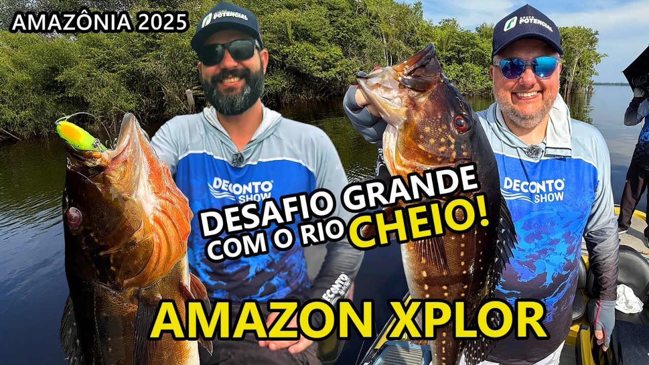 Amazon Xplor | O desafio de pescar com o rio alto e todo o conforto da melhor operação da Amazonia