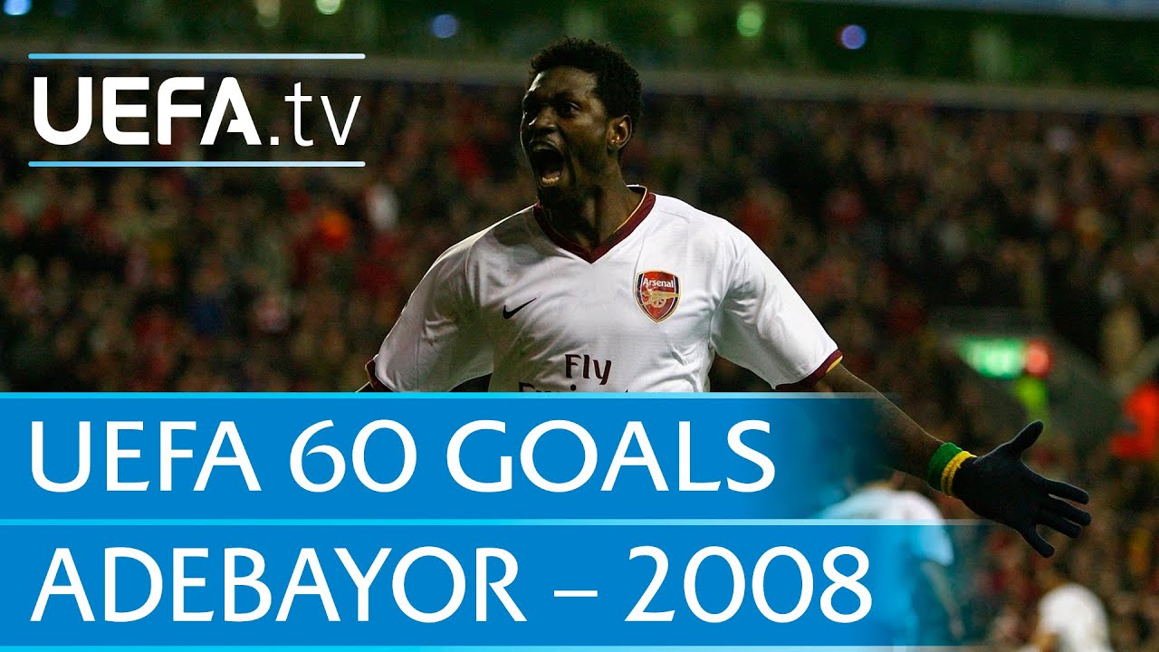 Emmanuel Adebayor v Liverpool, 2008: 60 Great UEFA Goals