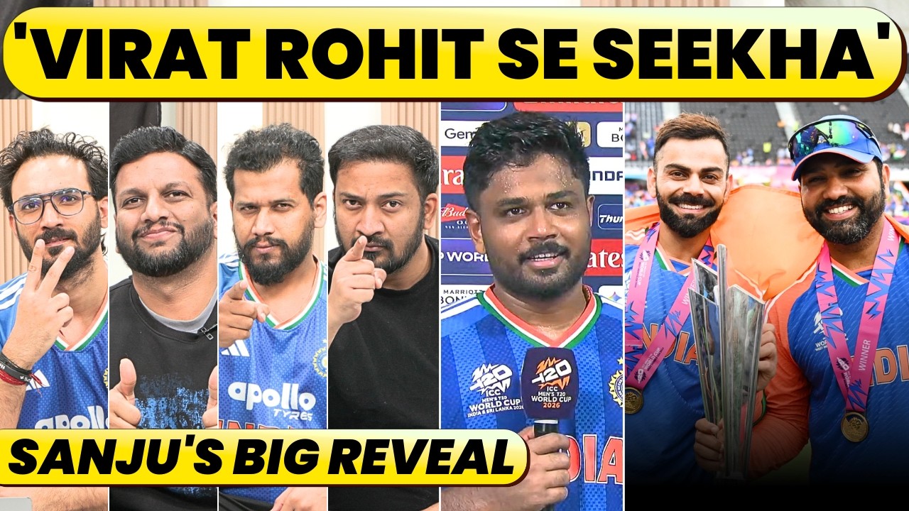SANJU ON VIRAT, ROHIT INFLUENCE AFTER ONE OF THE BEST T20 KNOCK, MOHALI, MELBOURNE, KOLKATA