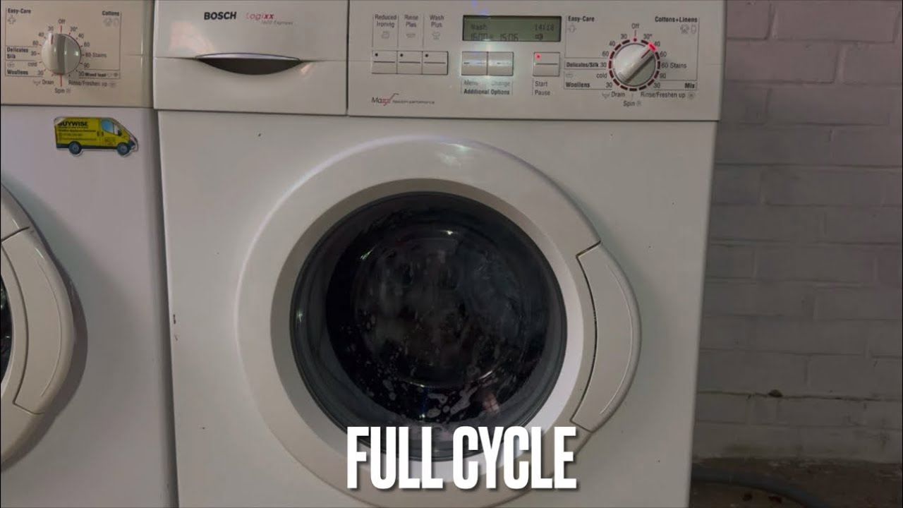 Bosch Logixx 1600 Express WFR3267GB - Cottons 40°C (Full Cycle)
