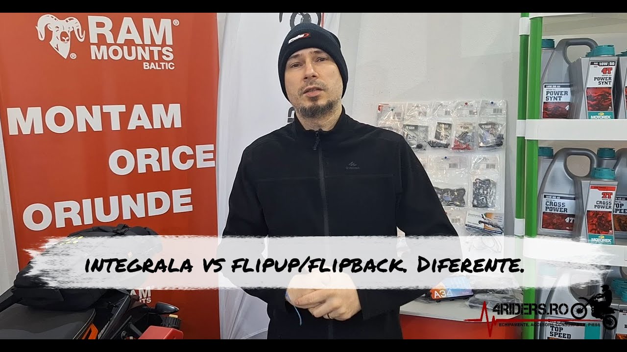 Diferente intre castile integrale si cele flip-up/flip-back by 4riders.ro