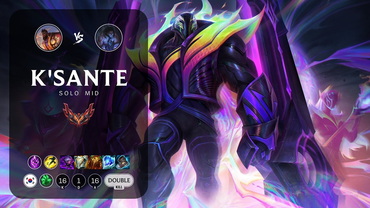 K'Sante Mid vs Sylas - KR Grandmaster Patch 13.7