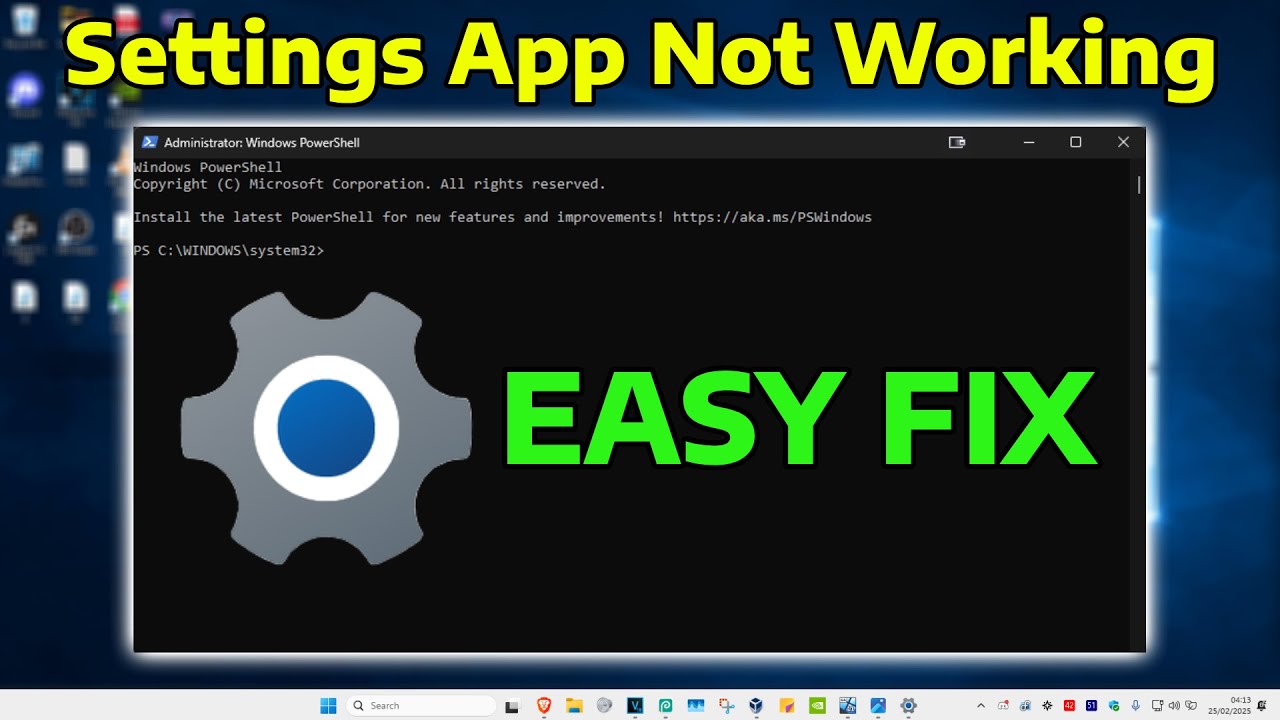 Windows 11: How To Fix Settings App Not Opening or Crashing