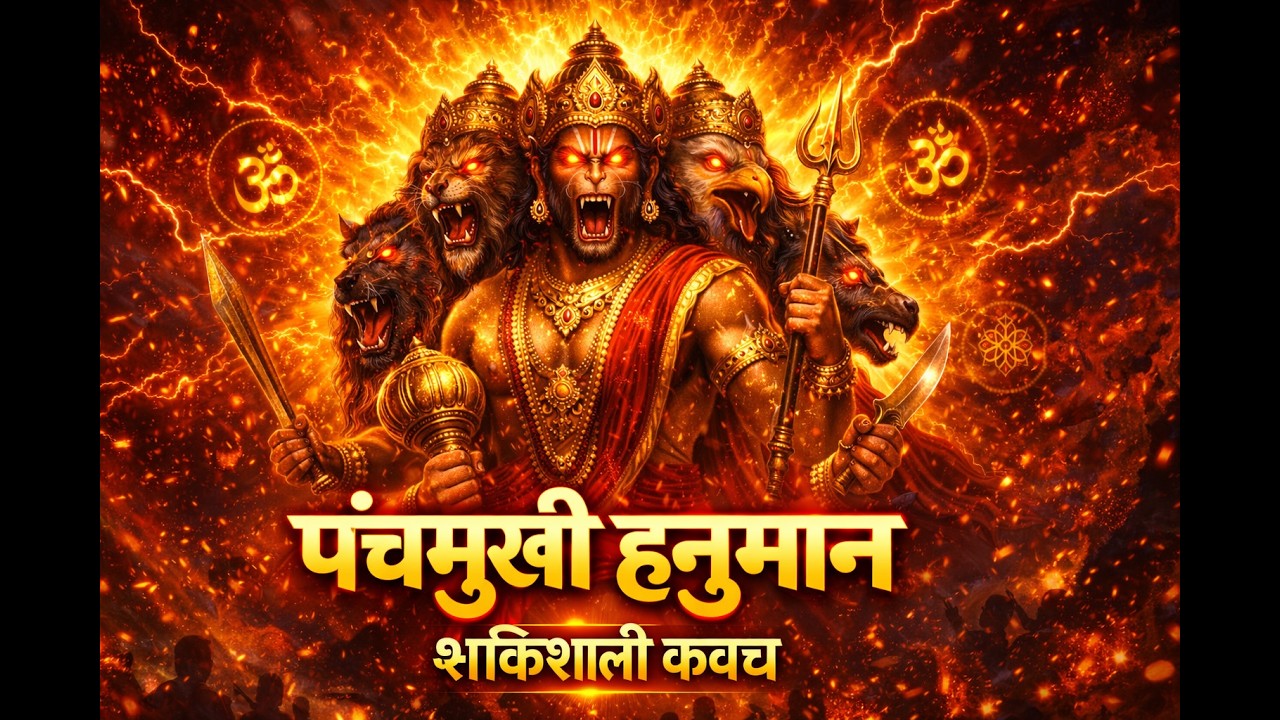 पंचमुखी हनुमान कवच | Powerful Protection Stotra | Panchmukhi Hanuman Kavach