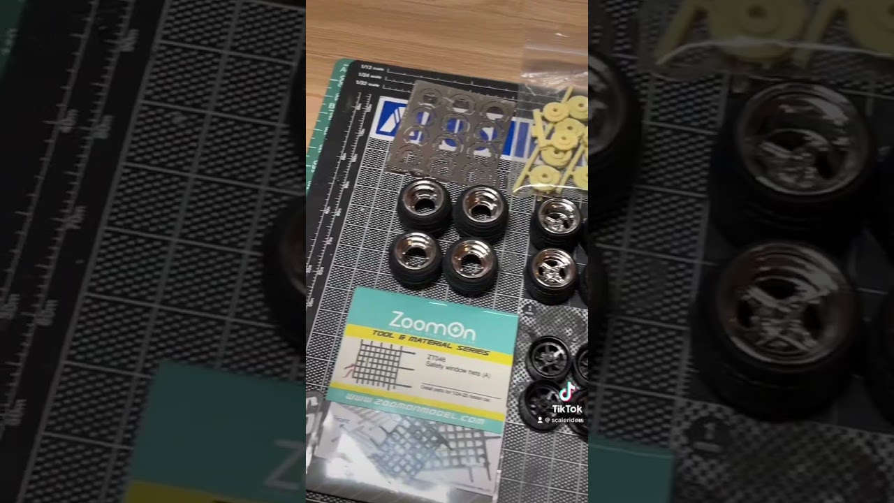 1/24 scale wheels #hobby #modelcars #fypシ
