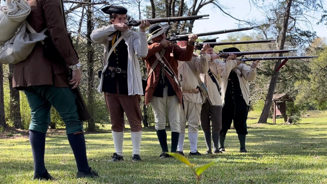 Revolutionary War Militia Drill & Tavern Night in British West Florida I 18th Century Living History