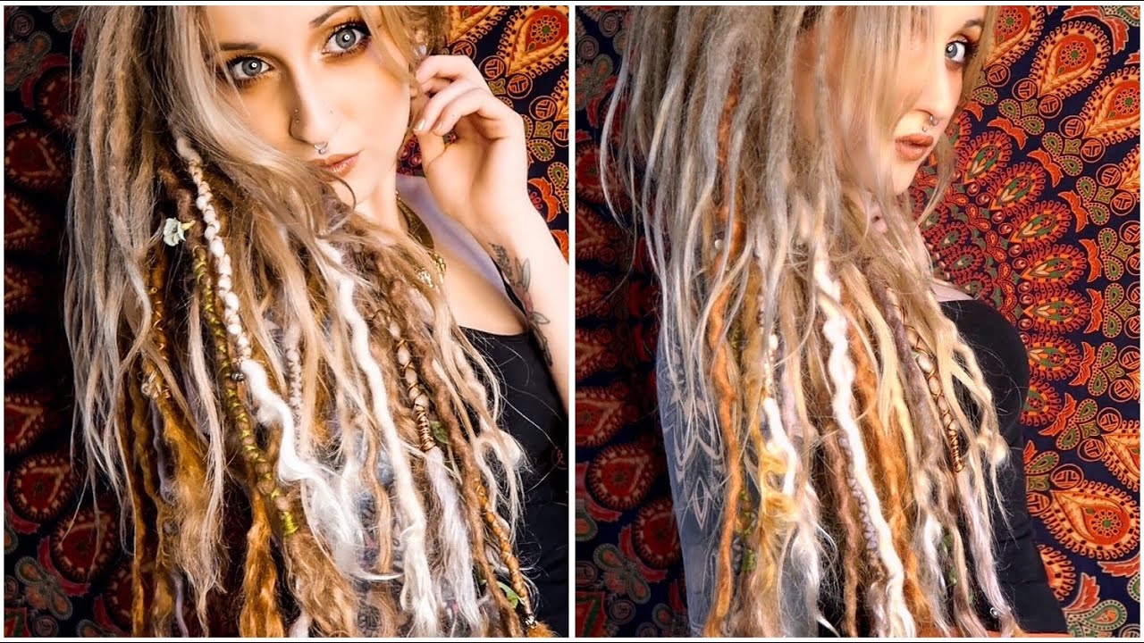 Installing Wool Dreads - Woodland Fairy
