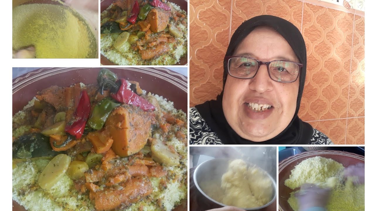 اول فديو 2024 بسميدة حانوت عادية مسقية في كسكاس بطريقة زمن جميل مع فطور غيعجبكوم فديو رائع 💯👌
