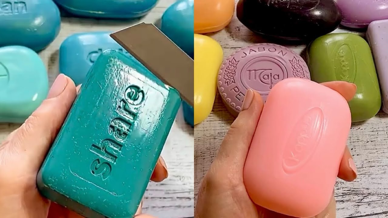 ASMR soap cutting Мыло АСМР