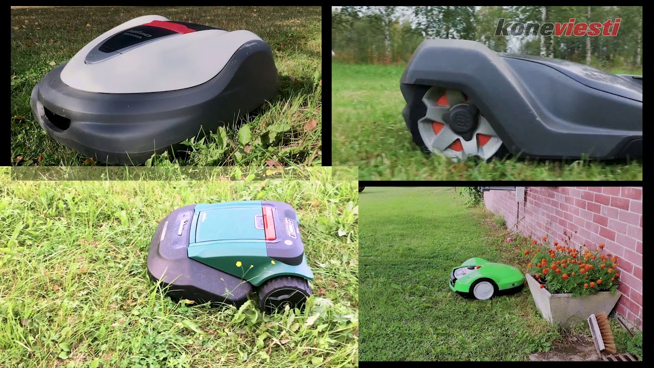 Robottiruohonleikkurit Koneviestin vertailussa