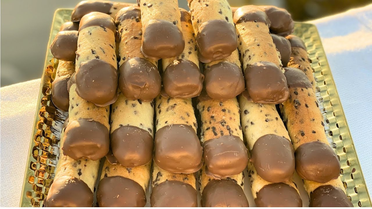 بسكوي لشرب الشاي أو القهوة لذيذ كيوجد بسرعة😋