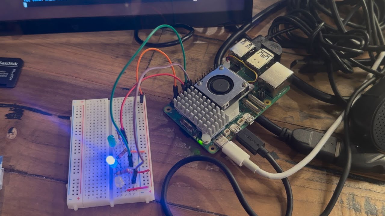 Actual Tech - LED Signal Lights on Ollama AI Powered Raspberry Pi