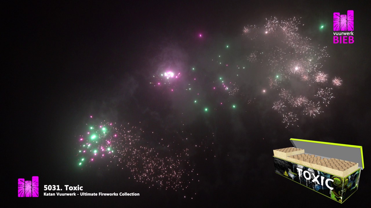 Toxic - Katan Vuurwerk - Ultimate Fireworks Collection - vuurwerkbieb.nl - 4K