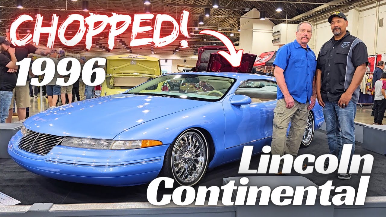 CHOPPED 1996 Lincoln CONTINENTAL Mark VIII - Sapphire - by Eddie Potestio