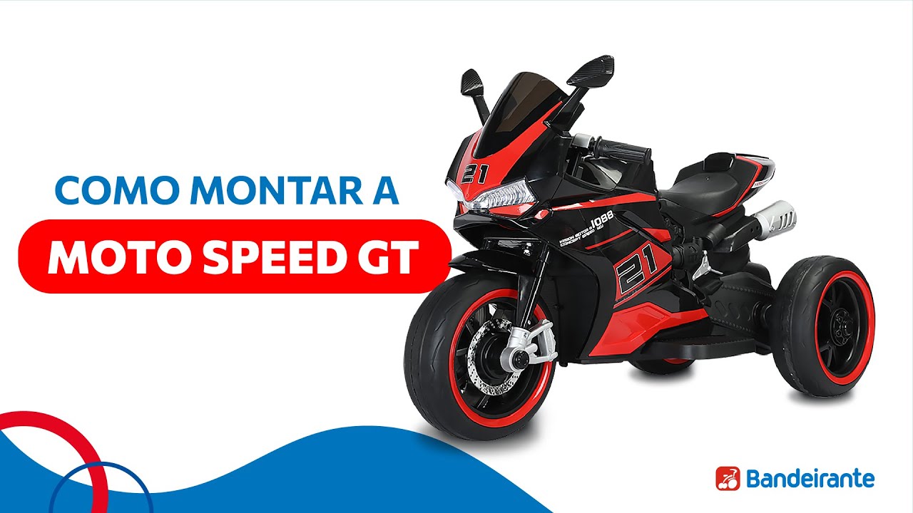 Como Montar a Moto Speed GT da Brinquedos Bandeirante | Passo a Passo Completo!