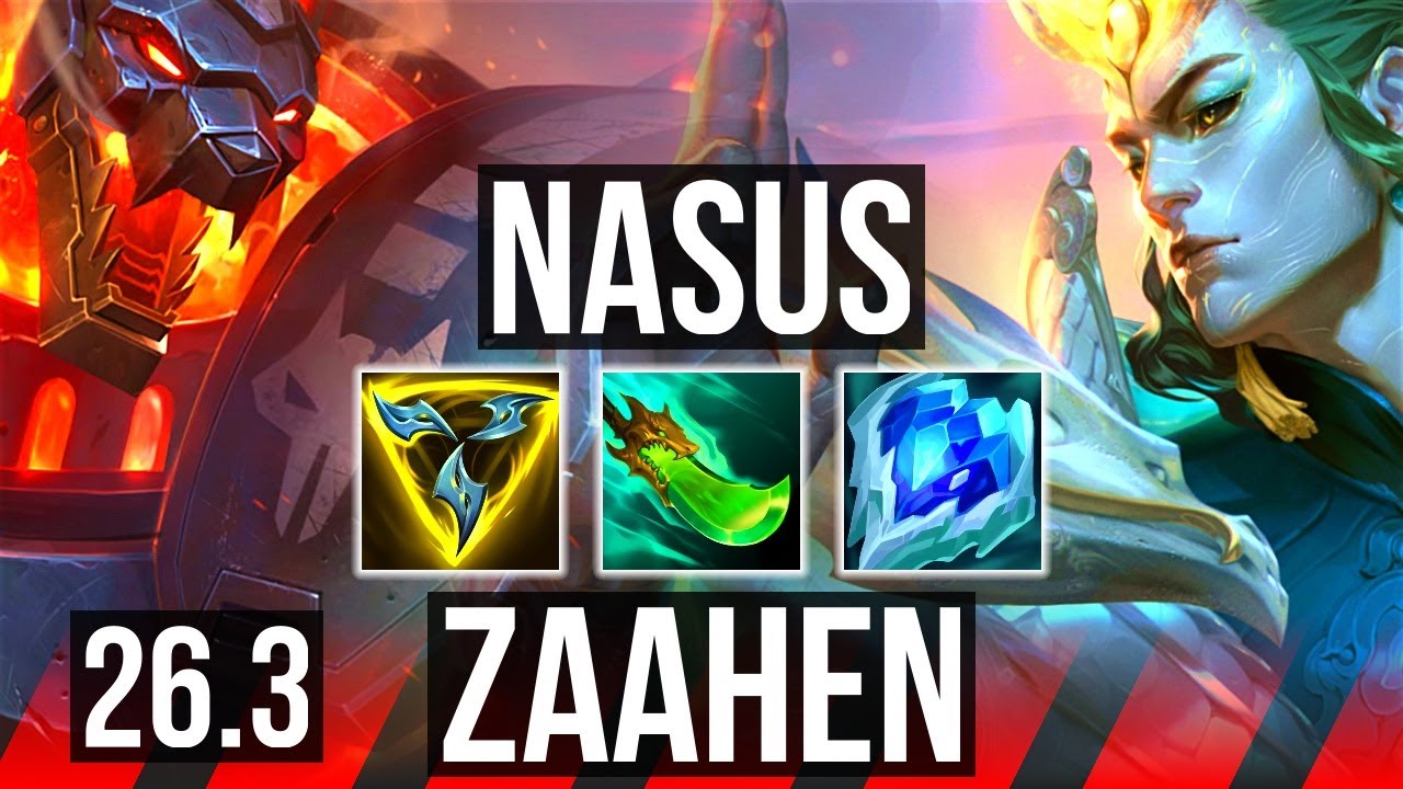 NASUS vs ZAAHEN (TOP) | 42K damage | EUW Diamond | 26.3