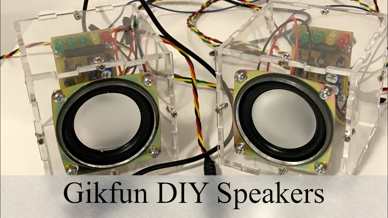 I Made My Own Speakers! ( Gikfun DIY Speaker Soldering Kit )