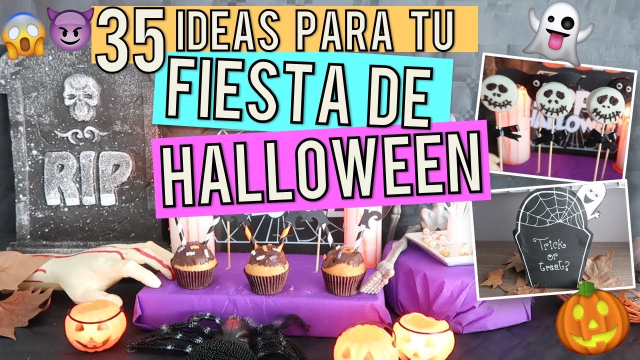 35 IDEAS PARA HALLOWEEN | Recetas, deco, DIY... ¡Prepara la MEJOR fiesta!
