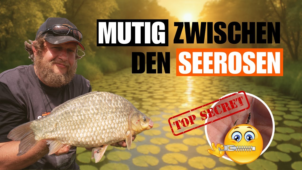 Fischen zwischen Seerosen – Zwei Taktiken im Hinderniswasser