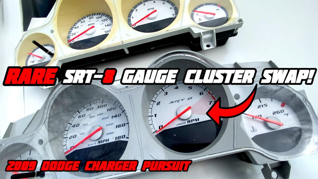 Charger Pursuit SRT-8 Gauge Cluster Swap!