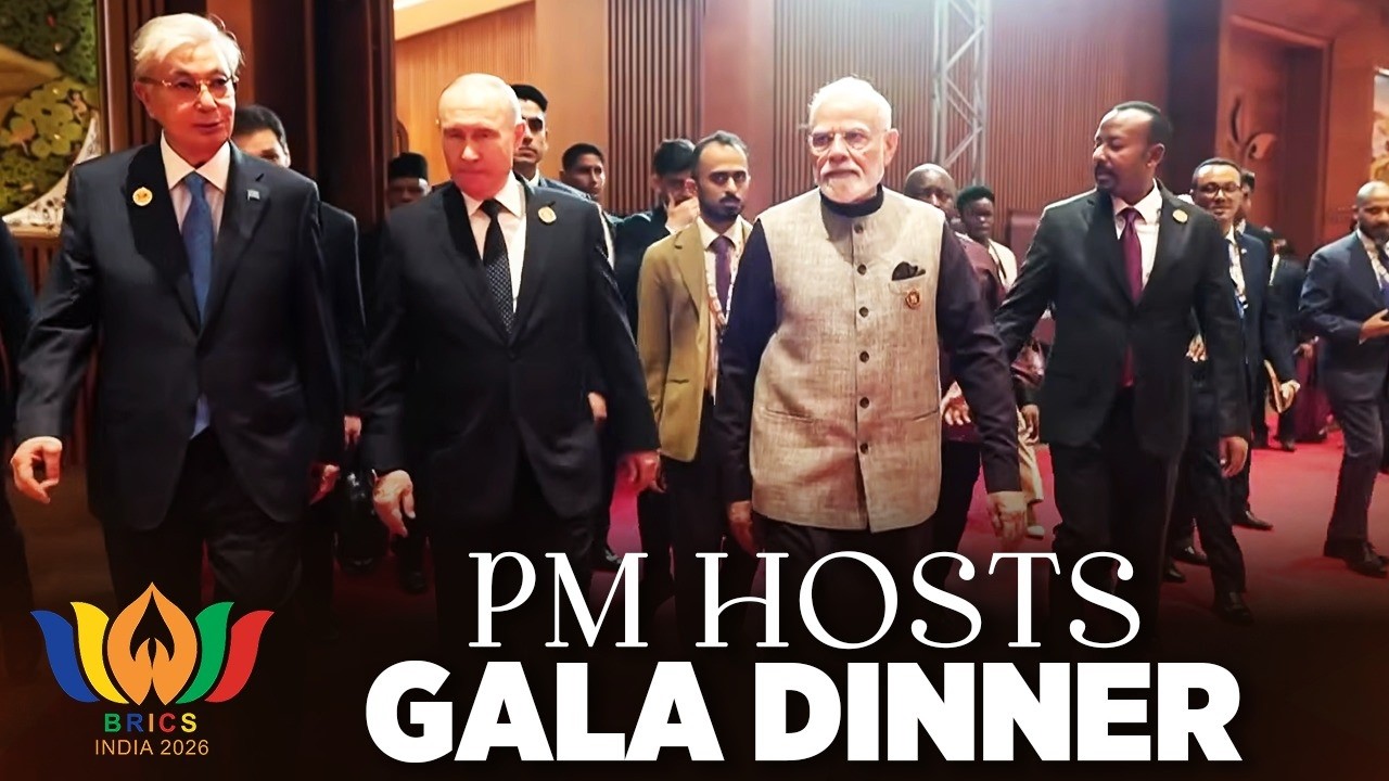 LIVE: PM Modi hosts a Gala dinner during the BRICS Summit