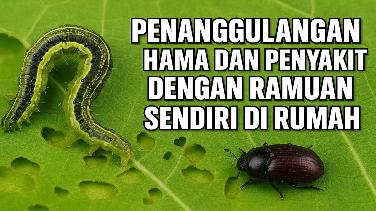 CARA MEMBUAT RAMUAN HAMA DAN PENYAKIT AGAR TANAMAN TUMBUH SUBUR!!