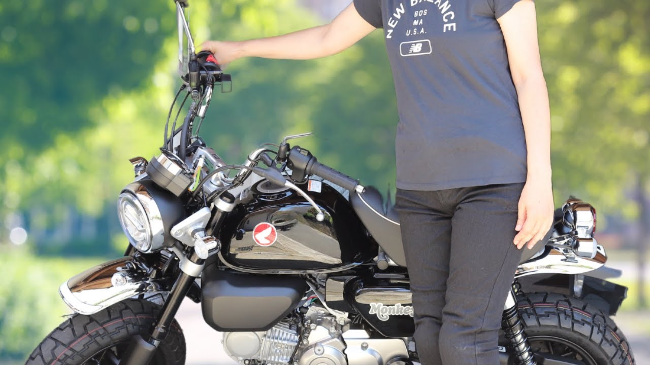 Первый мотоцикл в моей жизни! Взяла новый Monkey 125 (2025)! #honda #bikegirls
