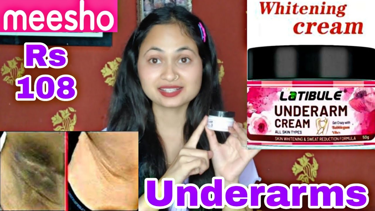 Dark underarms Whitening CREAM from MEESHO | dark armpits underarms | Jyoti Rawat | Rishikesh