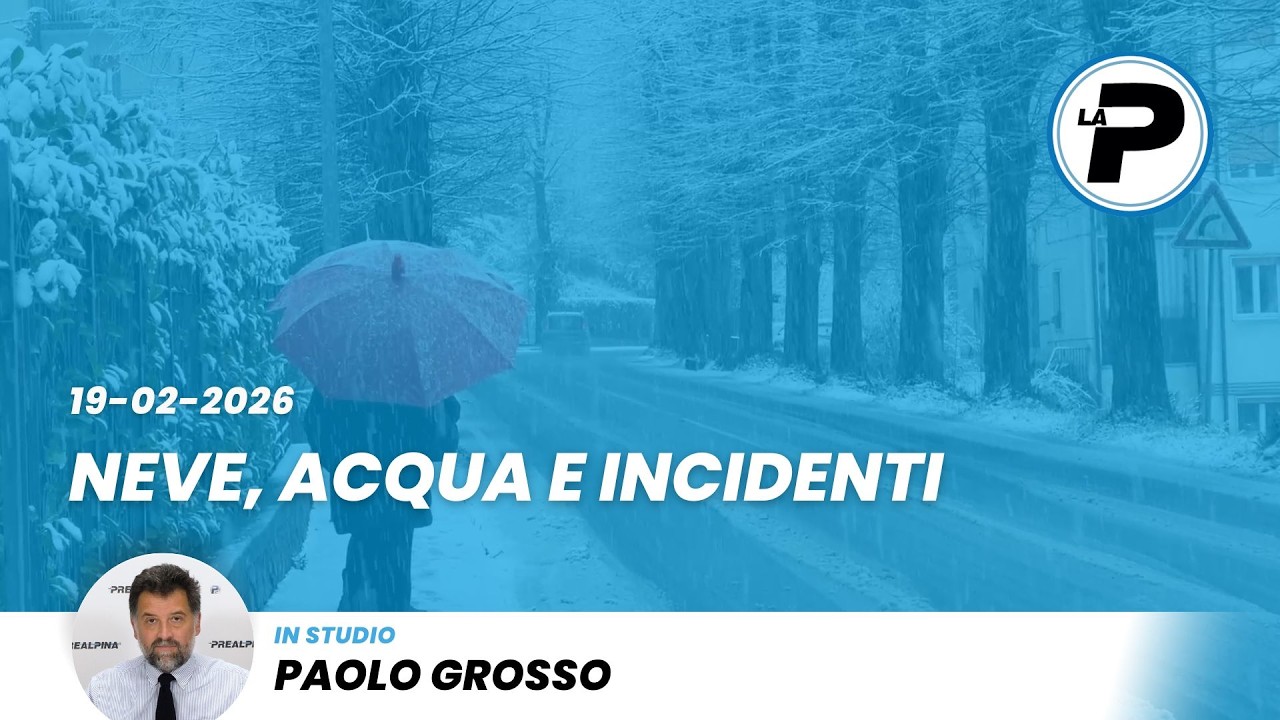 TG Prealpina 19/02/2026 | Neve, acqua e incidenti