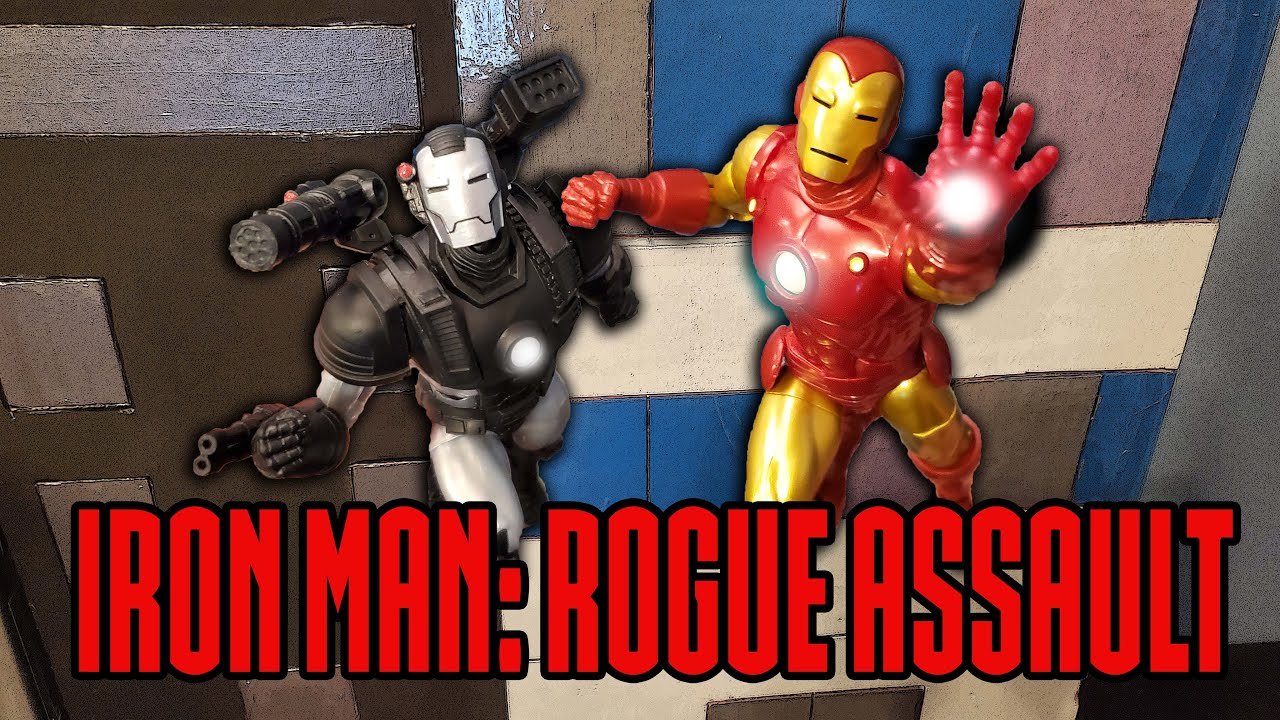 Iron Man - Rogue Assault Stop Motion Fight