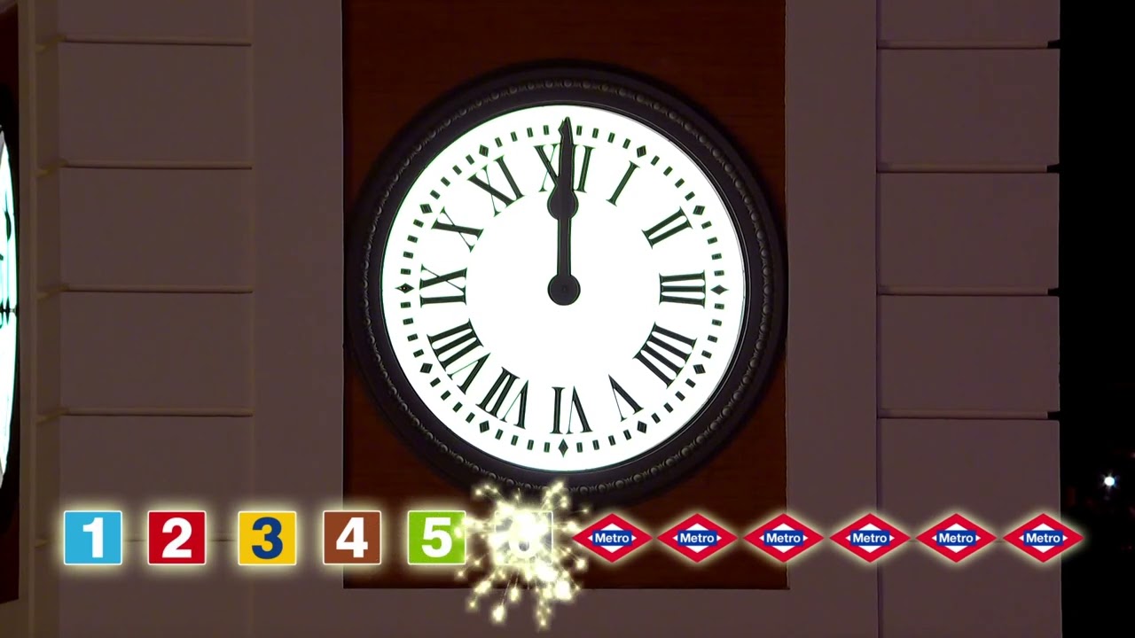 Las campanadas de Fin de Año desde la Puerta del Sol de 