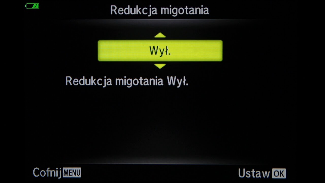 Olympus OM-D E-M10 Mark III - menu własne i menu ustawień