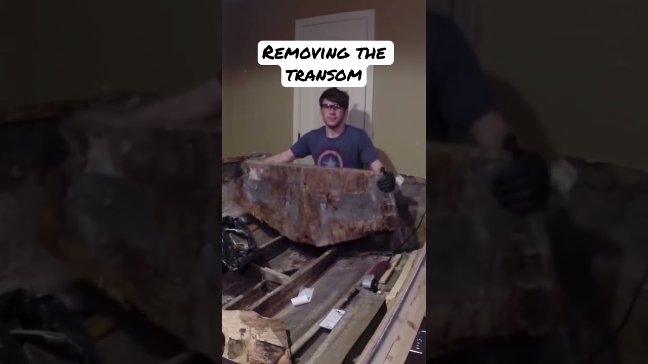 DIY Boat Repair: Effortless Transom Extraction