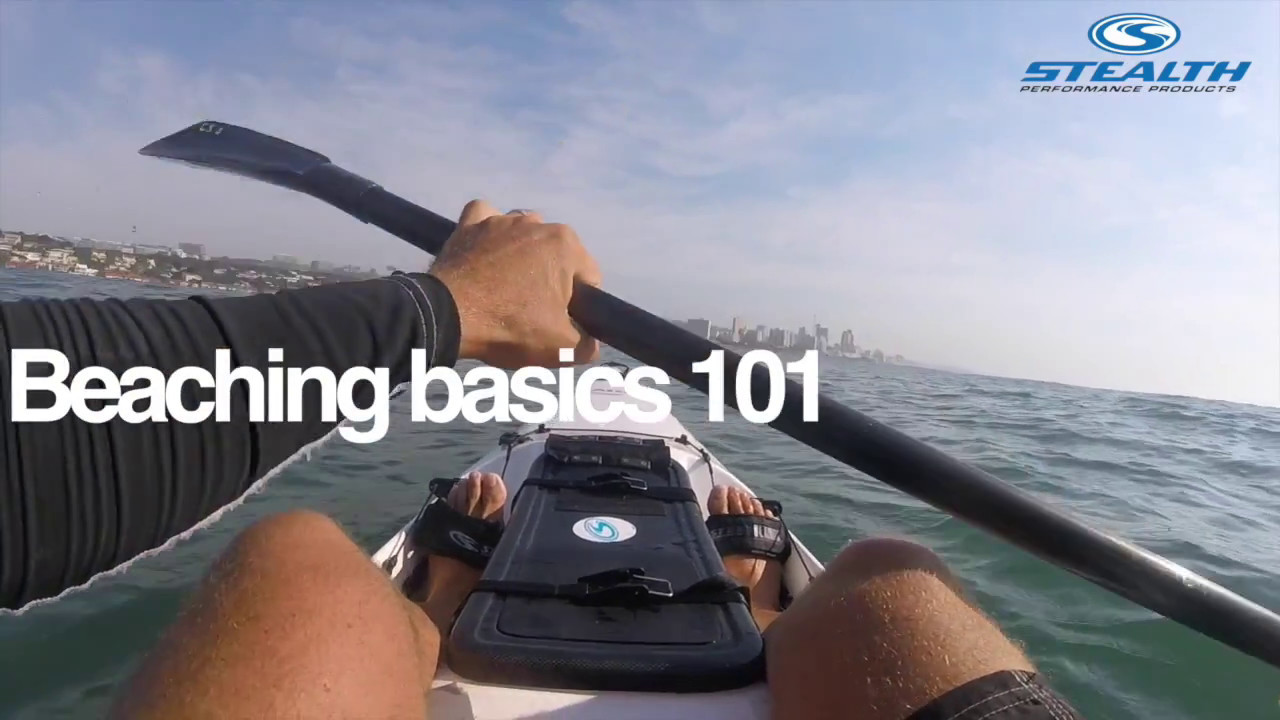 Beaching on a Stealth Kayak Pro Fisha 575