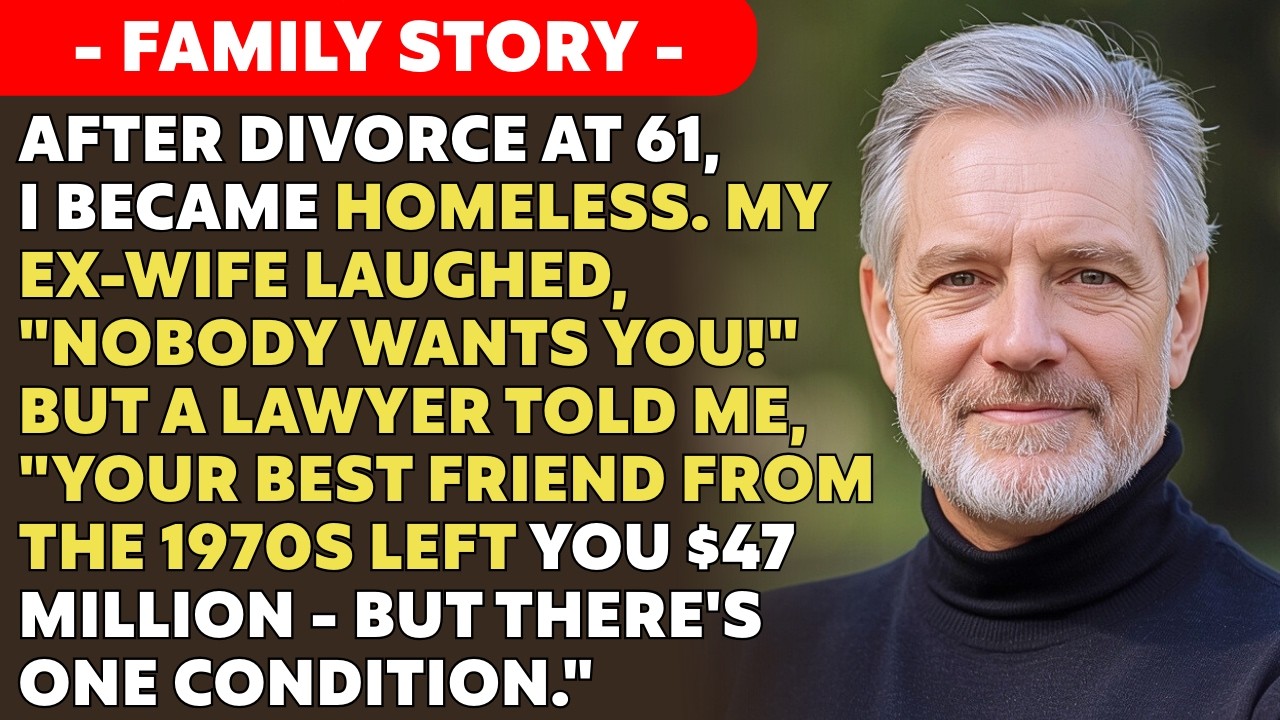 After My Divorce At 61 I Became Homeless. My Ex-Wife Laughed: 'Nobody Needs You At Such...
