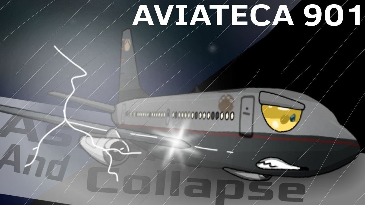 Aviateca Flight 901 crash animation Ascent And Collapse